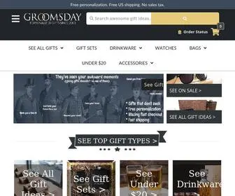 Groomsday.com(Groomsmen gift shopping done in 5 minutes. Groomsday) Screenshot