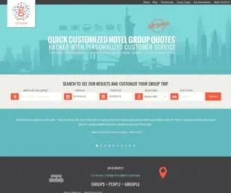 Groople.com(Customized Hotel Group Quotes) Screenshot