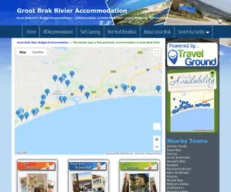 Grootbrakrivier.co.za(Great Brak River Accommodation) Screenshot