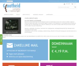 Grootheid.nl(Geregistreerd via Everything About Computers B.V) Screenshot