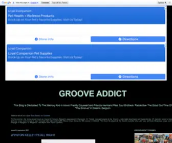 Grooveaddict.org(GROOVE ADDICT) Screenshot