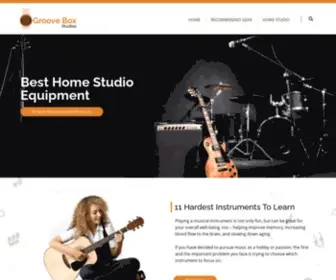 Grooveboxstudios.com(Playing a musical instrument) Screenshot