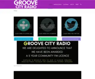 Groovecityradio.com(Groove City Radio) Screenshot