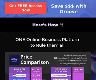Groovegal.com(Best FREE WebPage Builder and Marketing Platform GrooveSell) Screenshot