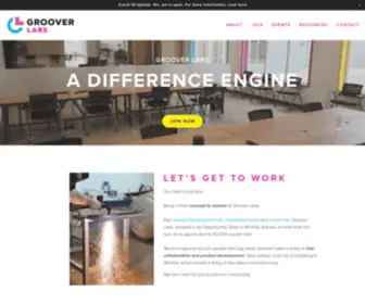 Grooverlabs.org(Coworking Space & Makerspace in Wichita) Screenshot
