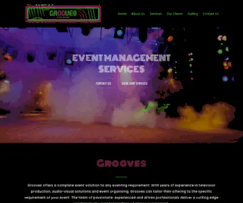 Grooves.co.za(Event Services) Screenshot