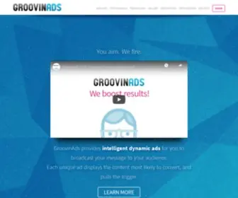 Groovinads.com(Dynamic Creative Optimization services) Screenshot