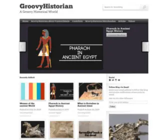 Groovy-Historian.com(Mājas) Screenshot