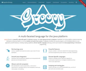 Groovy-Lang.org(The Apache Groovy programming language) Screenshot