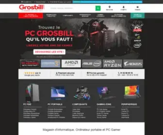 Grosbill.fr(Achat PC portable) Screenshot