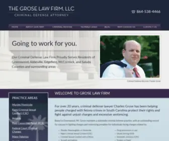 Groselawfirm.com(The Grose Law Firm) Screenshot