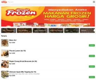 Grosirfrozen.com(Menjual Aneka Makanan Frozen Harga Grosir) Screenshot