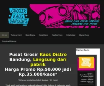 Grosirkaosbandung.com(Grosir Kaos Distro Original Bandung GRATIS Gelang) Screenshot