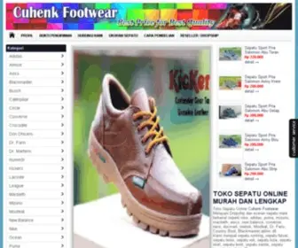 Grosirsepatubdg.com(Grosir sepatu dan toko sepatu impor) Screenshot