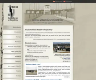 Gross-Rosen.pl(Muzeum Gross) Screenshot