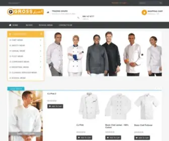 Grossdirect.co.za(Chefworks) Screenshot