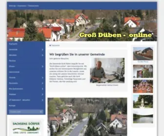 Grossdueben-Online.de(Groß düben) Screenshot