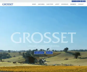 Grosset.com.au(Grosset Wines) Screenshot