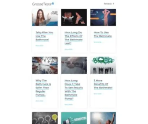 Grosseteste.com(Bathmate Direct) Screenshot