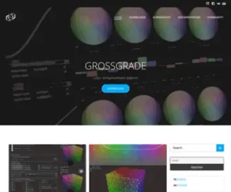 Grossgrade.com(Color enhancement station) Screenshot