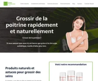 Grossir-Poitrine.com(Grossir sa Poitrine rapidement) Screenshot
