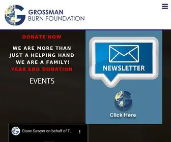 Grossmanburnfoundation.org(Grossman Burn Foundation) Screenshot