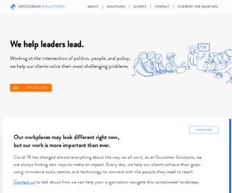 Grossmansolutions.com(Grossman Solutions) Screenshot