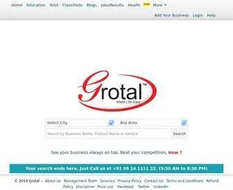 Grotal.com(Search Anything In India) Screenshot