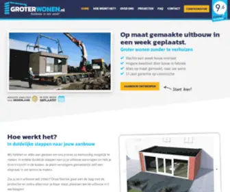 Groterwonen.nl(Groter Wonen) Screenshot