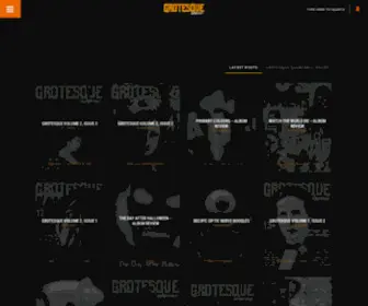 Grotesque-Magazine.com(Grotesque Magazine) Screenshot