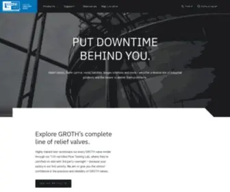 Grothcorp.com(Groth Corporation) Screenshot