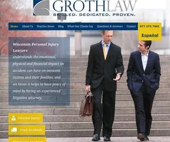 Grothlawfirm.com(The Groth Law Firm) Screenshot