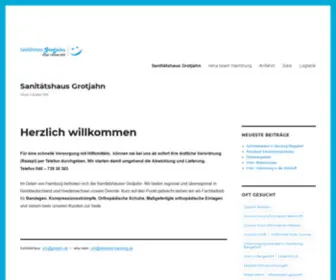 Grotjahn.de(Herzlich willkommen) Screenshot