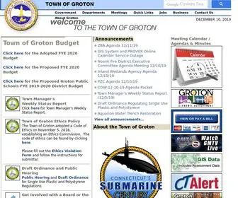 Groton-CT.gov(The Town of Groton) Screenshot