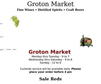 Grotonmarket.com(Groton Market) Screenshot