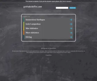 Grottadeidelfini.com Screenshot