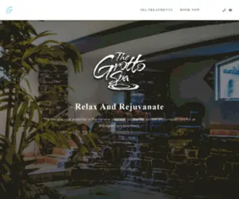 Grottospabanff.com(Relax and Rejuvenate in the Grotto Spa) Screenshot