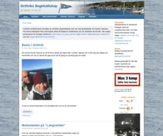 Grotvik.se(Grötviks Segelsällskap) Screenshot