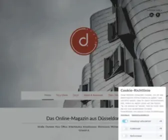 Ground-D.com(Online Magazin aus Düsseldorf) Screenshot