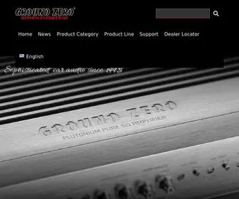Ground-Zero-Audio.com(Car Audio Products) Screenshot
