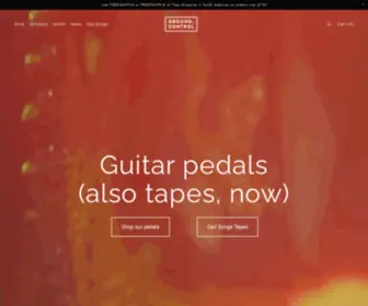 Groundcontrolaudio.com(Ground Control) Screenshot