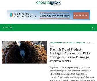 Groundbreakcarolinas.com(GroundBreak Carolinas) Screenshot