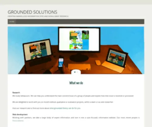 Grounded-Solutions.com(Creating marvellous information sites and doing great research) Screenshot
