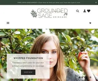 Groundedsage.com(Natural Skin Care Products) Screenshot