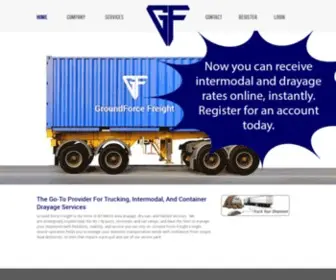 Groundforcefreight.com(Ground Force Freight) Screenshot