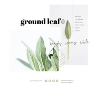 Groundleaf.co(Ground Leaf) Screenshot