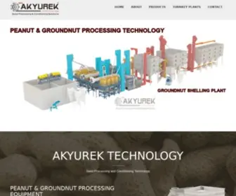 Groundnutprocessing.com(Akyurek Technology) Screenshot