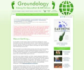 Groundology.de(Groundology liefert persönliche Groundingsysteme / Erdungssysteme) Screenshot