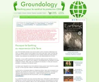 Groundology.fr(Groundology fournit des systèmes personnels de Earthing) Screenshot