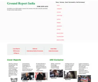 Groundreportindia.org(International) Screenshot
